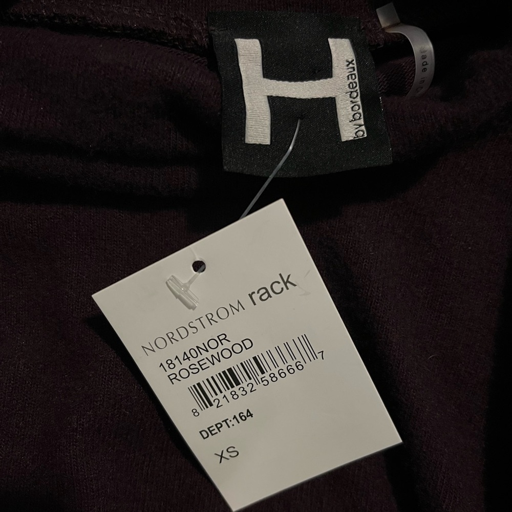 NWT Nordstrom Rack short sleeve mockneck sweater